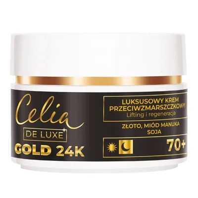 Celia Gold 24K, Luksusowy krem przeciwzmarszczkowy 70+