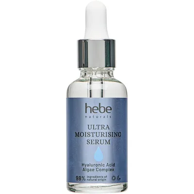 Hebe Naturals, Ultra Moisturising Serum (Ultra nawilżające serum z kwasem hialuronowym do twarzy)