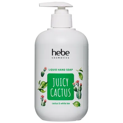 Hebe Cosmetics, Juicy Cactus, Liquid Hand Soap (Mydło do rąk w płynie)