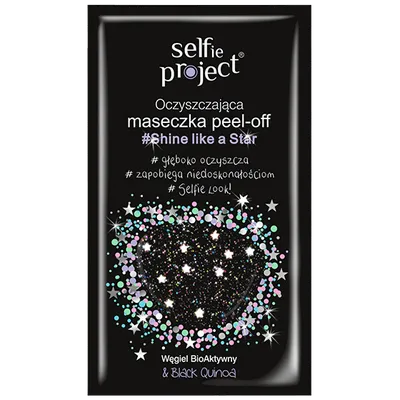 Selfie Project Shine like a Star, Oczyszczająca maseczka peel-off