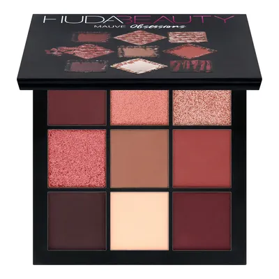 Huda Beauty Mauve Obsessions, Eyeshadow Palette (Paleta 9 cieni do oczu)