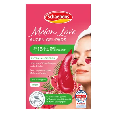 Schaebens Melon Love, Eye Gel Pads (Żelowe płatki pod oczy)