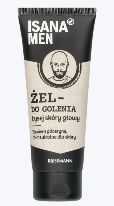 Isana Men, Żel do golenia łysej skóry głowy