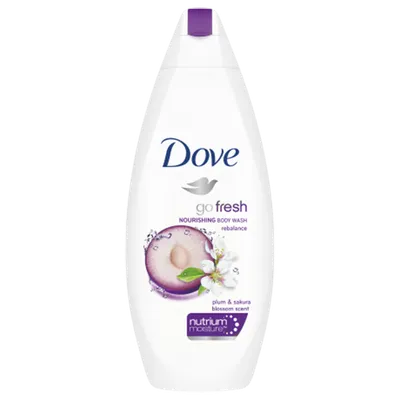 Dove Go Fresh Rebalance, Żel pod prysznic o zapachu śliwki i kwiatu wiśni