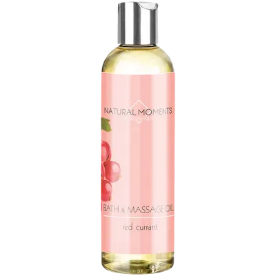 Organique Natural Moments by Organique, Bath & Massage Oil Red Currant (Olejek do kąpieli i masażu ciała)
