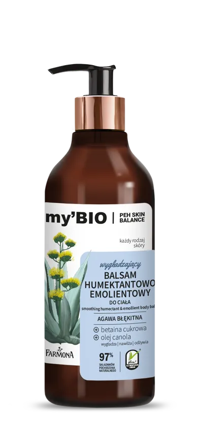 my'Bio PEH Skin Balance, Wygładzający balsam humektantowo- emolientowy do ciała