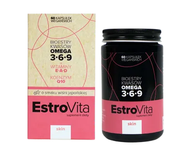 EstroVita Skin, Bioestry kwasów omega na zdrową cerę