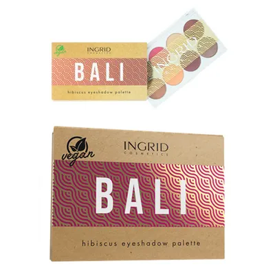 Ingrid Cosmetics Bali, Hibiscus Eyeshadow Palette (Paleta cieni do powiek)