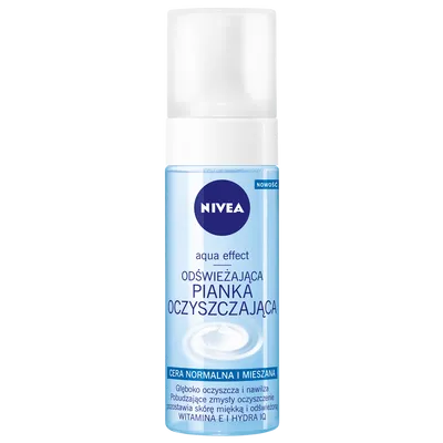 Nivea Aqua Effect, Pianka oczyszczająca do skóry normalnej i mieszanej