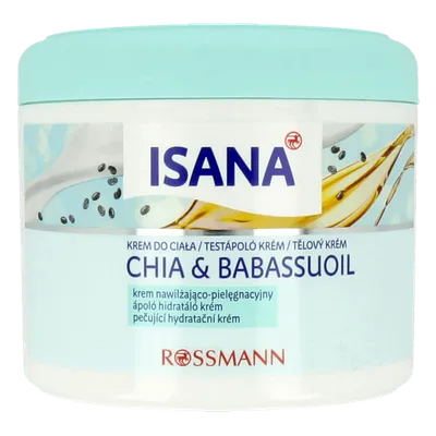 Isana Chia & Babassuol, Bodycreme (Nawilżająco-pielęgnacyjny krem do ciała 'Chia i olejek Babassu')