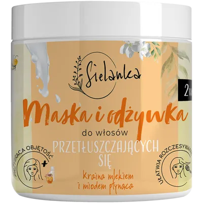 Sielanka Maska i odżywka 2w1 do włosów przetłuszczających się