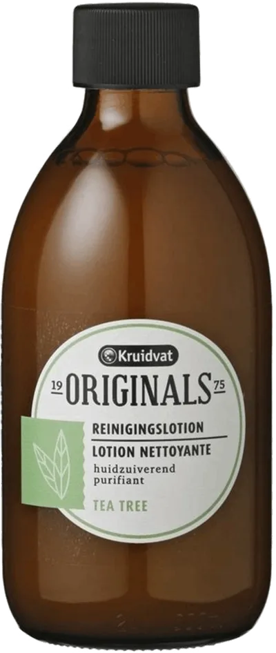 Kruidvat Originals, Reinigingslotion Huidzuiverend [Lotion Nettoyante Purifiant] Tea Tree (Tonik oczyszczający `Drzewo herbaciane`)