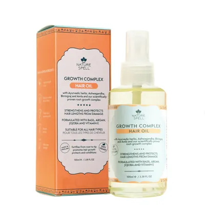 Nature Spell Growth Complex Hair Oil (Profesjonalny olejek pobudzający wzrost włosów i chroniący przed uszkodzeniami)