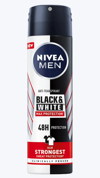 Nivea Men, Black & White Max Protection Anti-perspirant Spray 48h (Antyperspirant w sprayu dla mężczyzn)