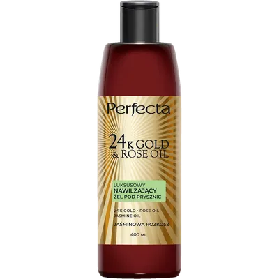 Perfecta 24K Gold & Rose Oil, Jaśminowa rozkosz,  Luksusowy nawilżający żel pod prysznic
