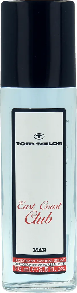 Tom Tailor East Coast Club Man, Deodorant Natural Spray (Dezodorant perfumowany)