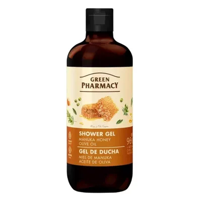 Green Pharmacy Manuka honey & Olive oil, Shower Gel (Miód manuka & Olej z oliwek, Żel pod prysznic)