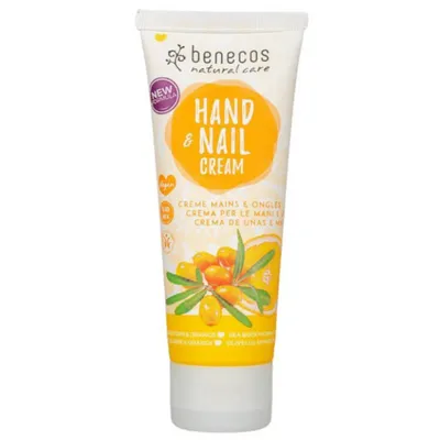Benecos Natural Care, Hand Cream (Naturalny krem do rąk i paznokci `Rokitnik & pomarańcza`)