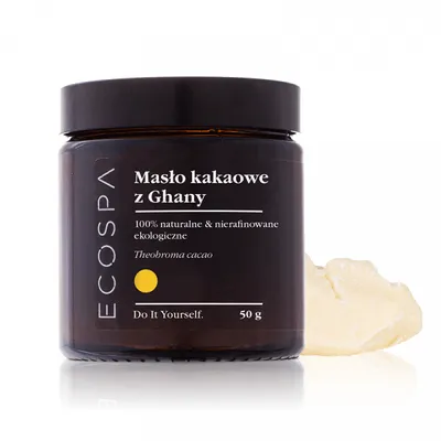 EcoSpa Masło kakaowe nierafinowane Premium z Ghany