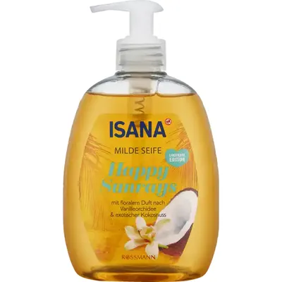 Isana Happy Sunrays, Mild Soap (Mydło w płynie)
