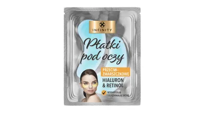 Infinity Hydroleżowe płatki pod oczy przeciwzmarszczkowe `Hialuron i Retinol`