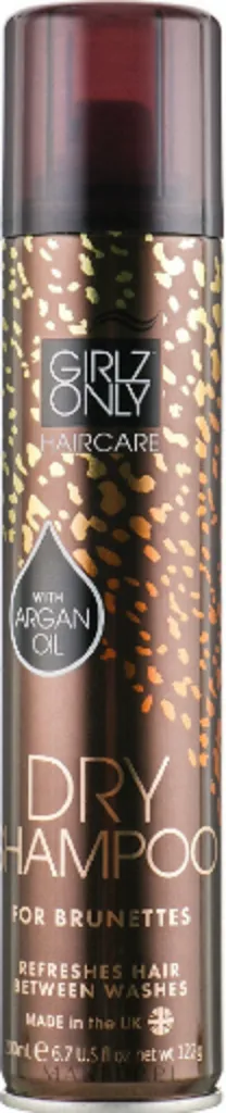 Girlz Only Dry Shampoo For Brunettes (Odświeżający suchy szampon do ciemnych odcieni włosów)