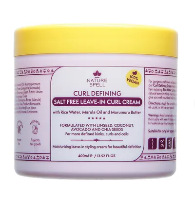 Nature Spell Curl Defining  Salt Free Leave-in Curl Cream (Krem definiujący loki bez spłukiwania)