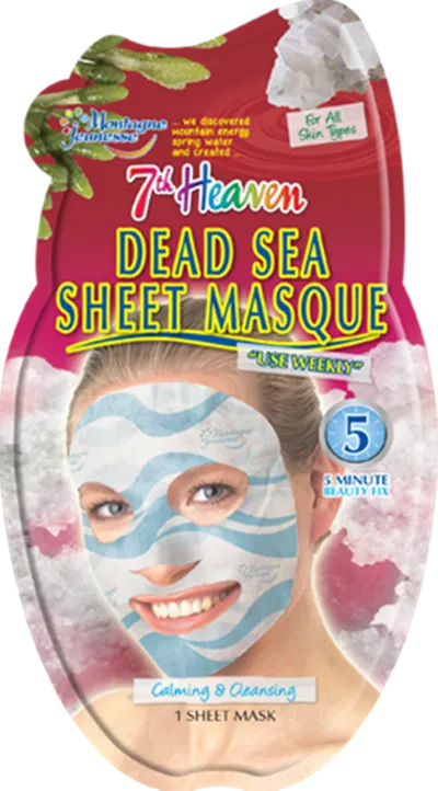 7th Heaven Dead Sea Sheet Masque (Maska nawilżająca do twarzy z wodorostami morskimi)