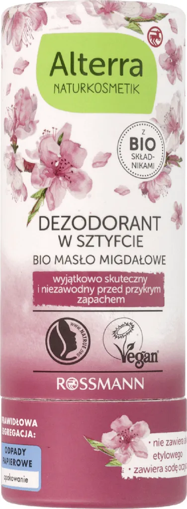 Alterra Dezodorant w sztyfcie `Bio masło migdałowe`