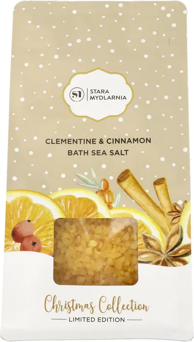 Stara Mydlarnia Christmas Collection, Clementine & Cinnamon Bath Sea Salt (Sól do kąpieli)