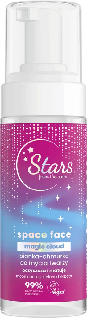 Stars from the stars Space Face, Pianka-chmurka do mycia twarzy `Magic Cloud`