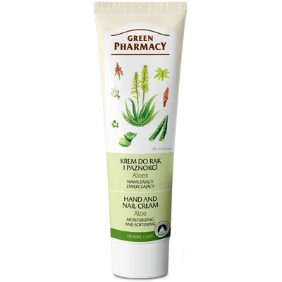Green Pharmacy Krem do rąk i paznokci `Aloes`