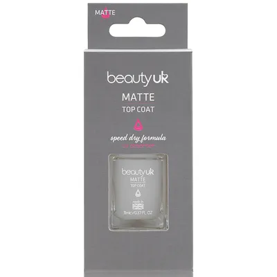 Beauty UK Matte Top Coat (Matujący lakier nawierzchniowy)