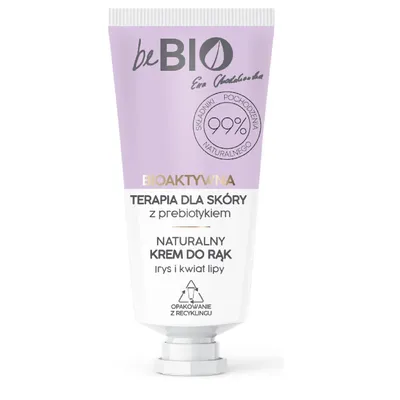 beBIO Naturalny krem do rąk `Irys i kwiat lipy`
