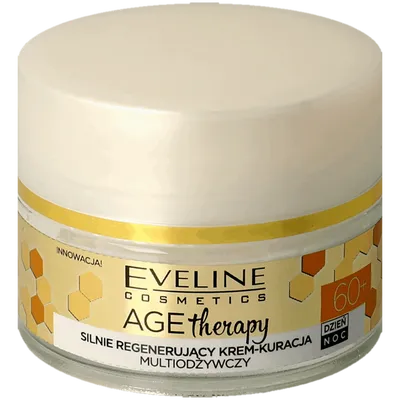 Eveline Cosmetics Age therapy, Silnie regenerujący krem-kuracja multiodżywczy na dzień i na noc 60+