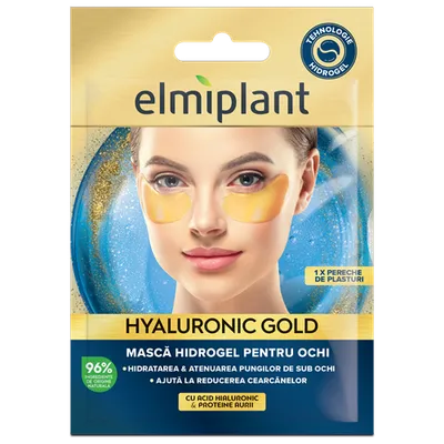 Elmiplant Hyaluronic Gold Eye Patches (Hialuronowe złote płatki pod oczy)