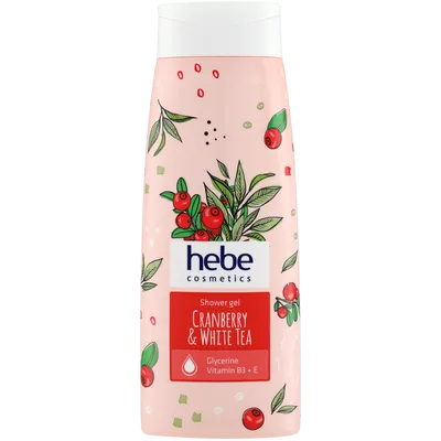 Hebe Cosmetics, Shower Gel Cranberry & White Tea (Żel pod prysznic)