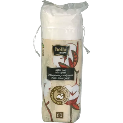 Bella Cotton Bio, Płatki kosmetyczne z organicznej bawełny