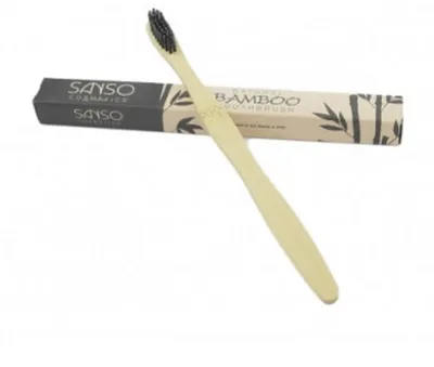 Sanso Natural Bamboo Toothbrush (Szczoteczka bambusowa)