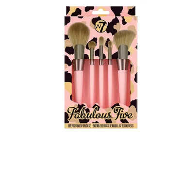 W7 Fabulous Five Makeup Brush Set (Zestaw pięciu pędzli do makijażu)