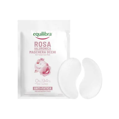 Equilibra Rosa Ialuronica, Eye Pads (Różane płatki pod oczy z kwasem hialuronowym)