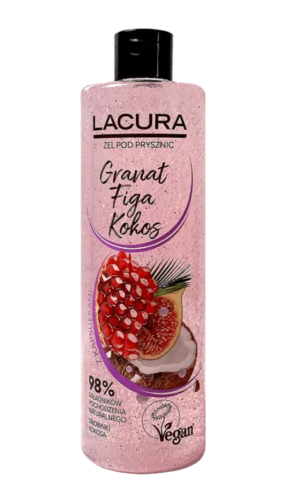 LaCura Granat Figa Kokos, Żel pod prysznic