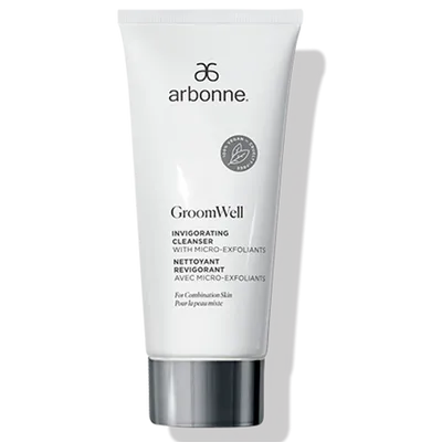 Arbonne GroomWell, Invigorating Cleanser (Odświeżający płyn do mycia twarzy z drobnymi składnikami złuszczającymi)