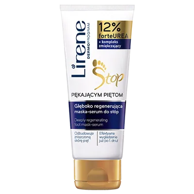 Lirene Dermoprogram Głęboko regenerująca maska-serum do stóp