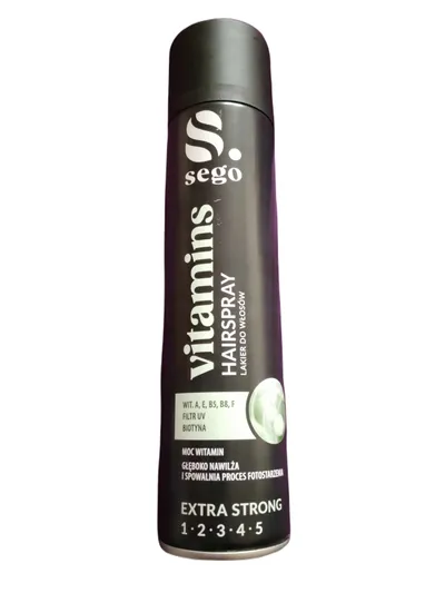 Sego Vitamins, Extra Strong Hair Spray (Lakier do włosów)