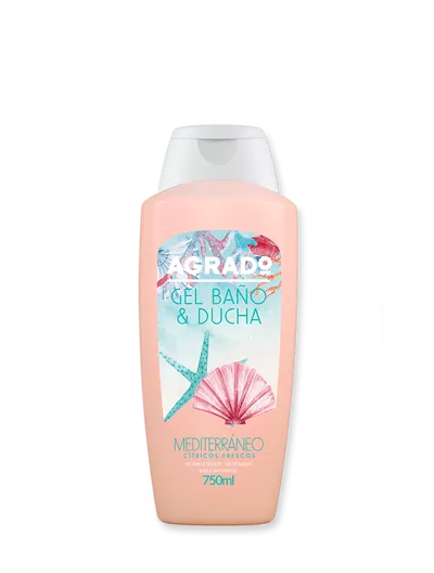 Agrado Mediterranean Bath & Shower Gel (Żel do kąpieli i pod prysznic `Śródziemnomorski`)