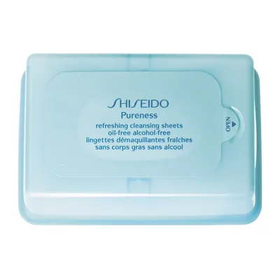 Shiseido Pureness, Refreshing Cleansing Sheets (Chusteczki odświeżająco - oczyszczające)