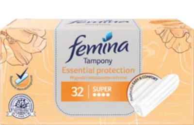Femina Essential Protection Super, tampony