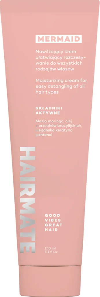 Hairmate Mermaid, Nawilżający krem ułatwiający rozczesywanie do wszystkich rodzajów włosów
