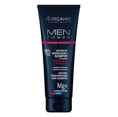 4Organic Men Power, Naturalny wzmacniający szampon do włosów